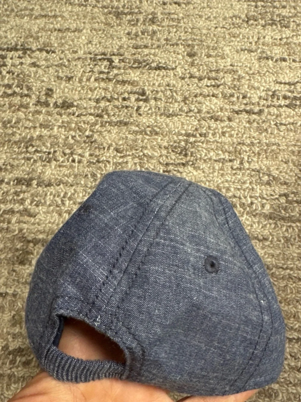 Old Navy Denim-Look Men's Cap in Dark Blue